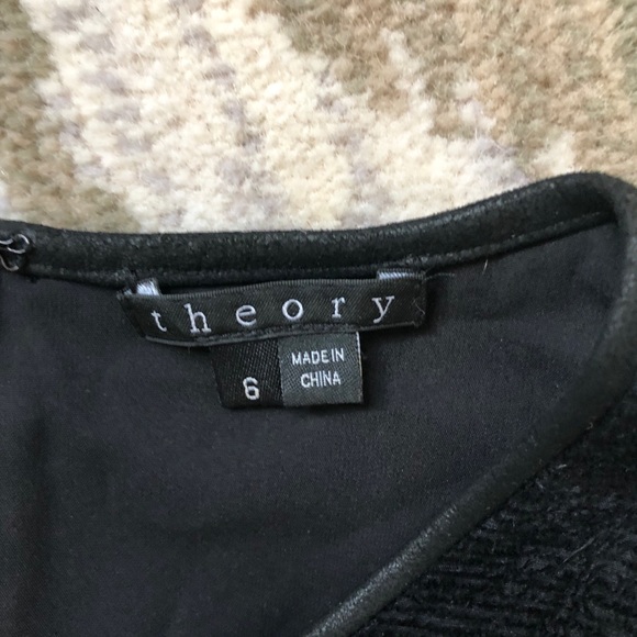 Theory jumper black mini velvet/cord 6 - Picture 2 of 3